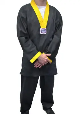 картинка Униформа для тхэквондо ЛЕКО черная 