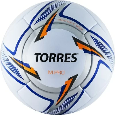 картинка Мяч футбольный Torres M-Pro White 
